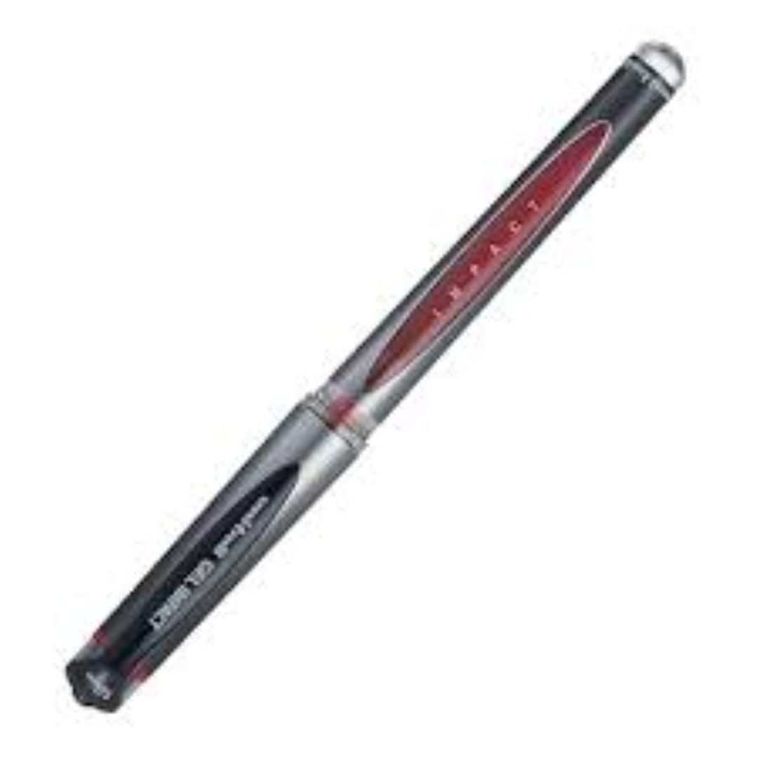UNIBALL GEL IMPACT BROAD RED